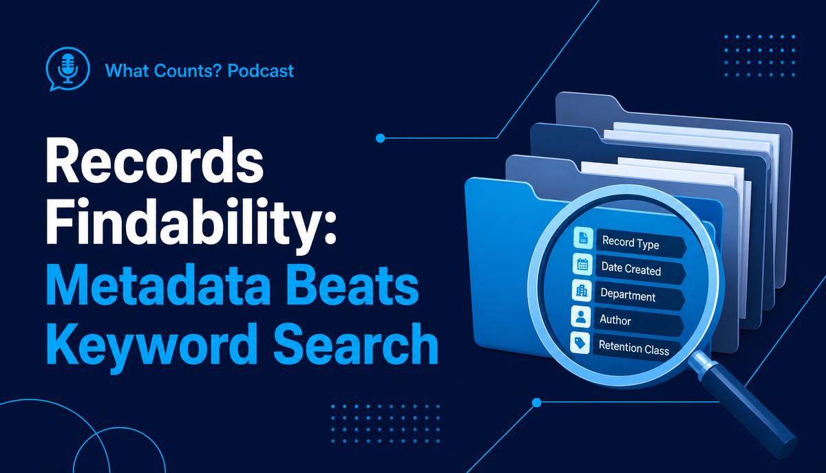 Records Findability: Why Metadata Beats Keyword Search